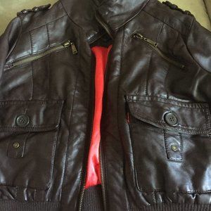 JouJou faux Leather Jacket   Size M